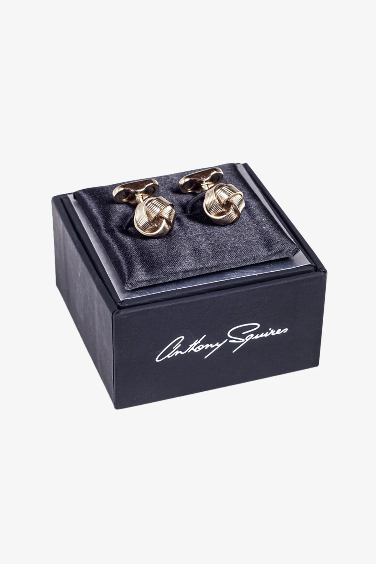 Cufflinks - Knot-Gold sold by Anthony Squires product image thumbnail 2