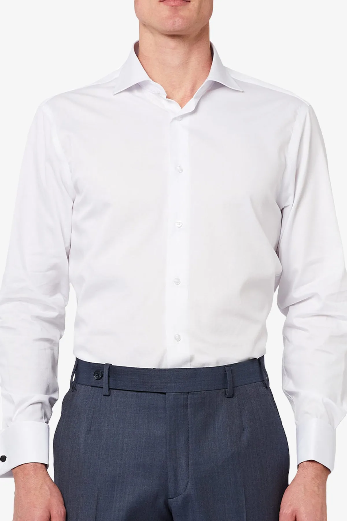 Gus - White Business shirt sold by Anthony Squires product image thumbnail 3