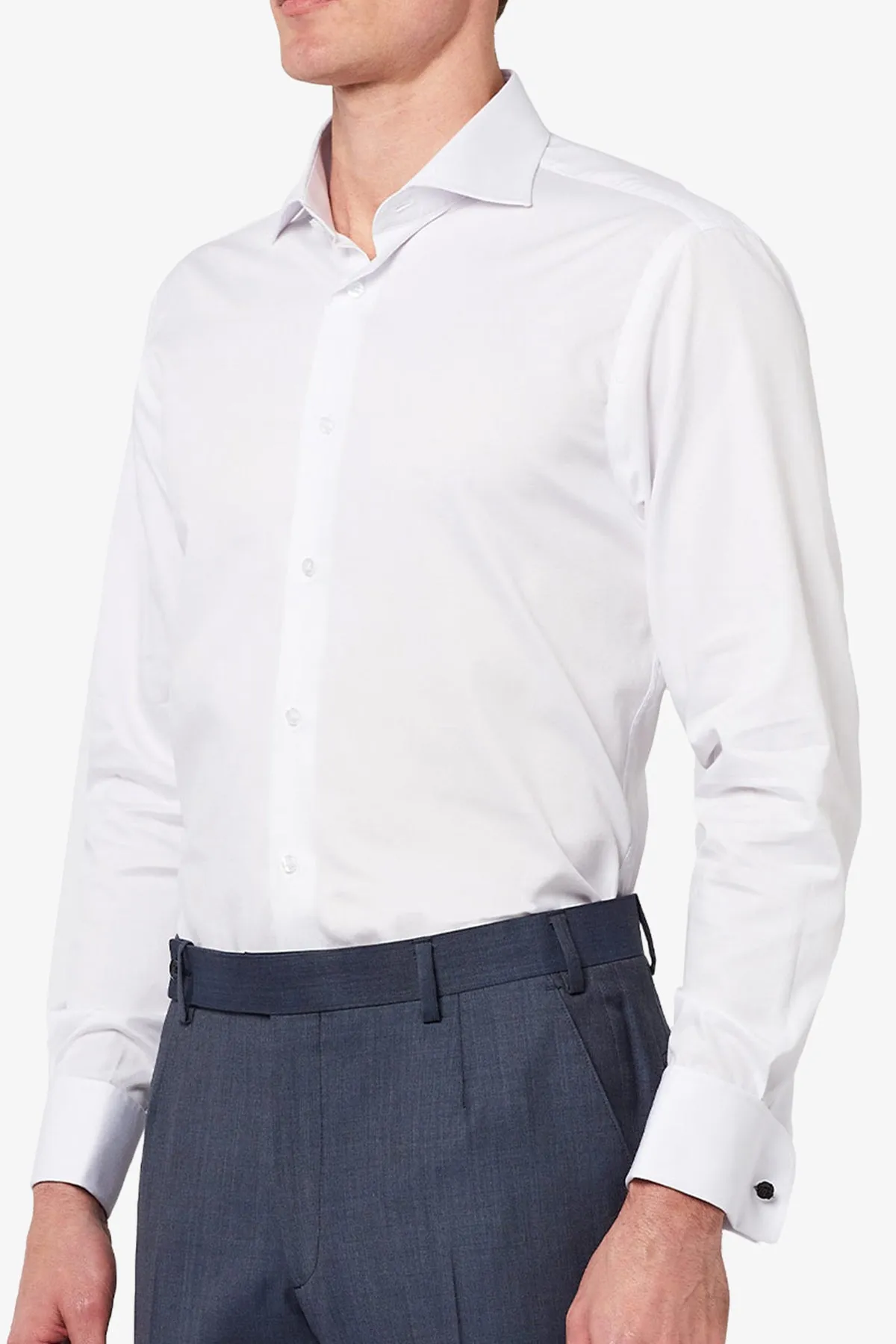 Gus - White Business shirt sold by Anthony Squires product image thumbnail 4
