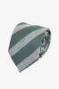 Tie - Silk green stripe design sold by Anthony Squires