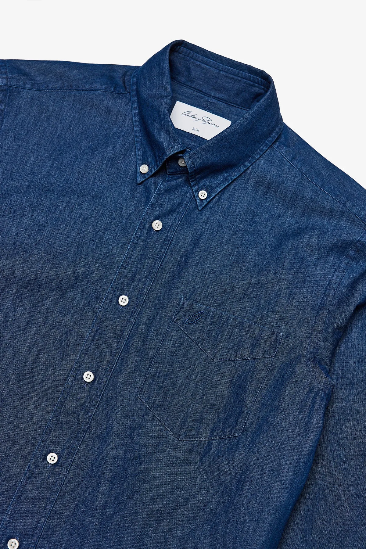 Crispin - Dark Blue Casual Shirt sold by Anthony Squires product image thumbnail 3