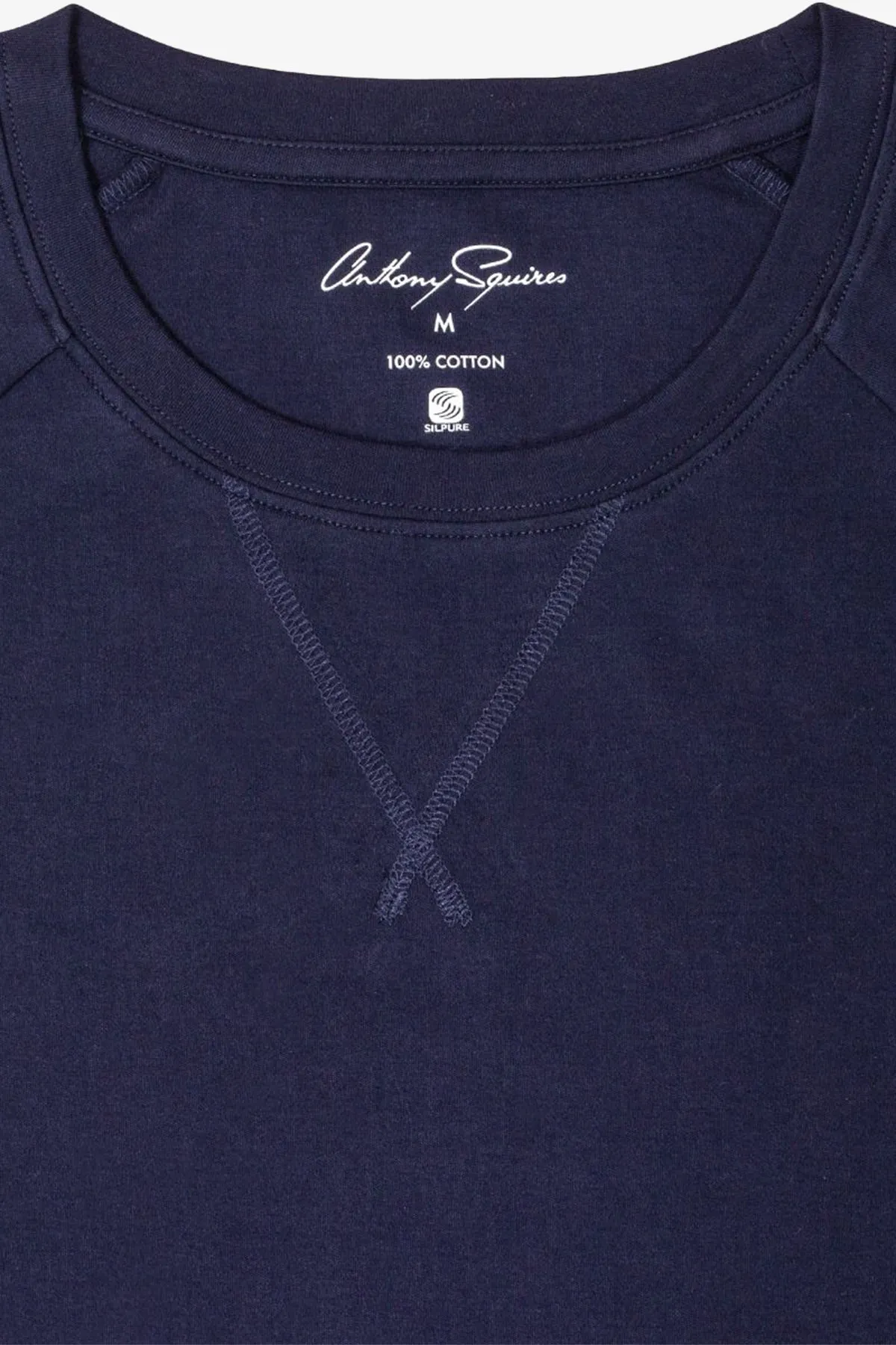 Hugh - Navy Long Sleeve Sleep Top sold by Anthony Squires product image thumbnail 2