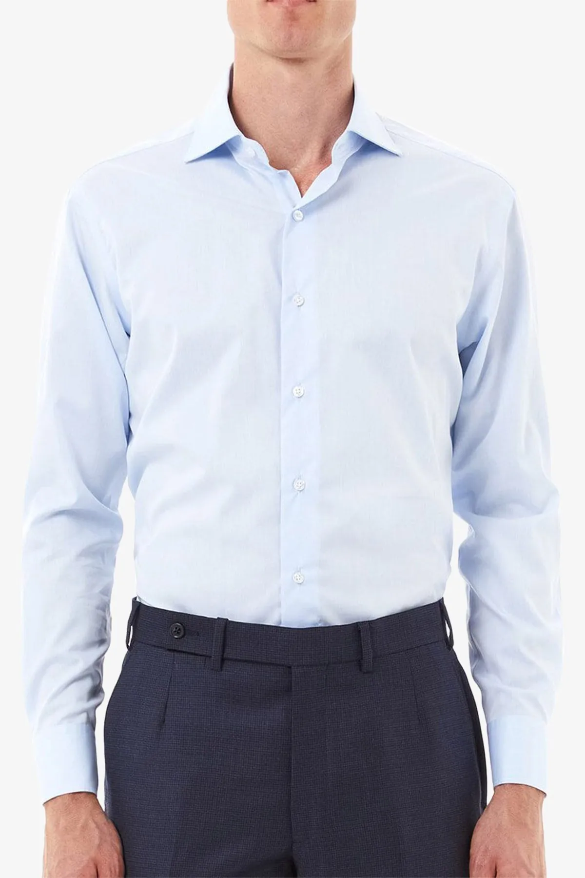 Miles - Twill Light Blue Shirt sold by Anthony Squires product image thumbnail 3