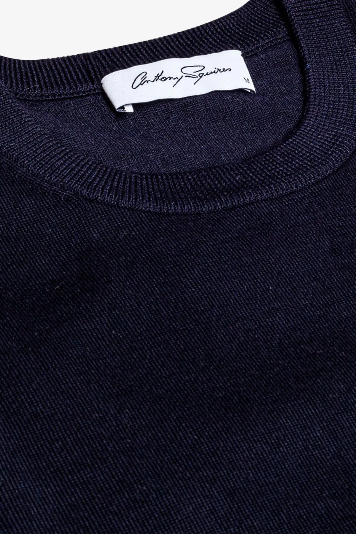 Amari - Navy Knitted T-shirt sold by Anthony Squires product image thumbnail 4