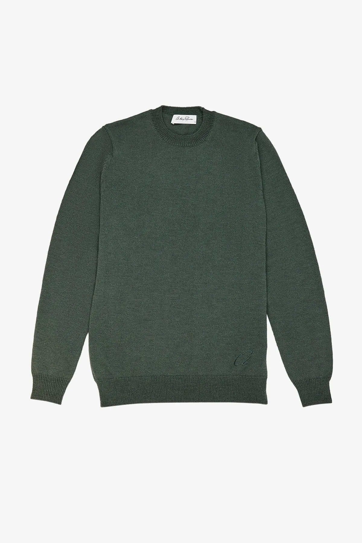 Asher - Green Crewneck Knit sold by Anthony Squires