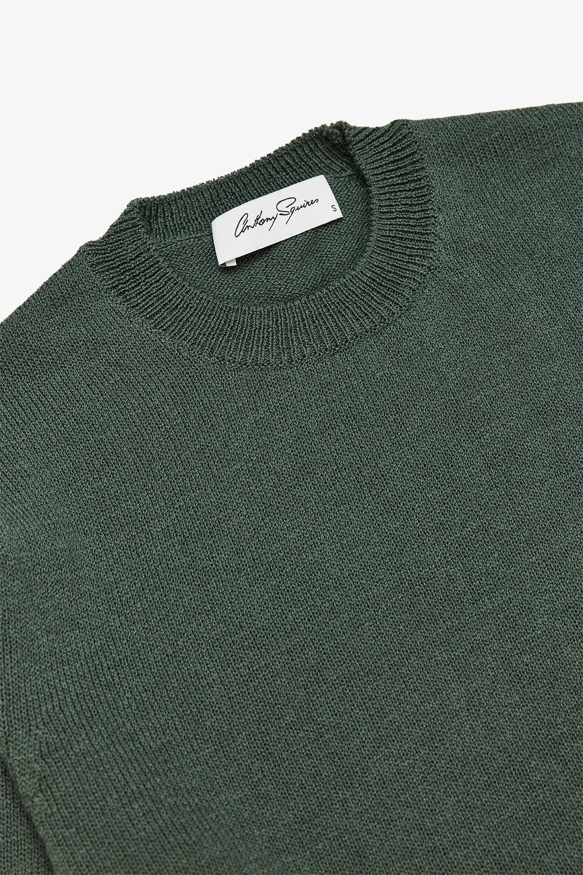 Asher - Green Crewneck Knit sold by Anthony Squires product image thumbnail 2
