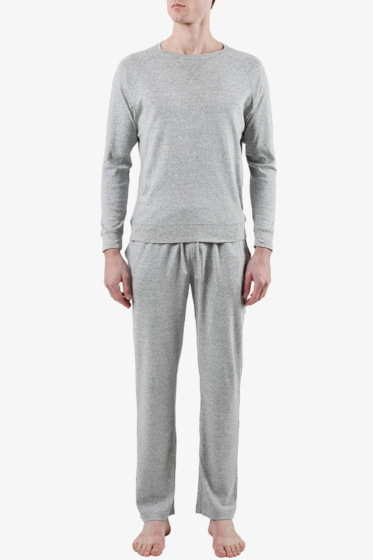 Hugh - Grey Long Sleeve Sleep Top sold by Anthony Squires product image thumbnail 3