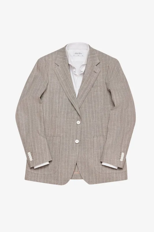 Archer - Beige pinstripe sold by Anthony Squires