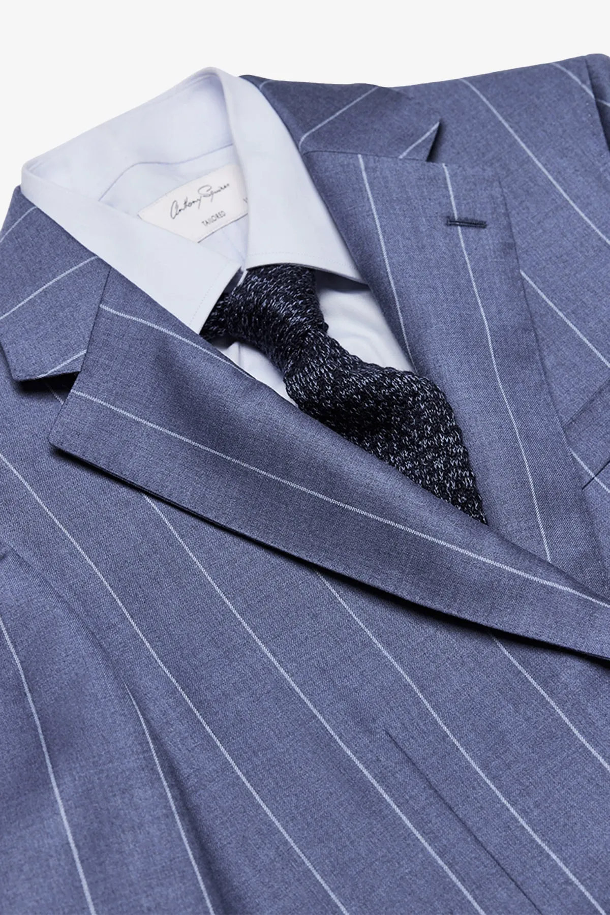 Basso - Blue chalk stripe sold by Anthony Squires product image thumbnail 2