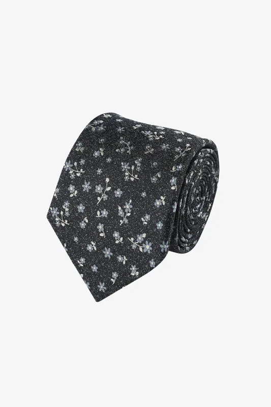 Tie - Navy floral sold by Anthony Squires