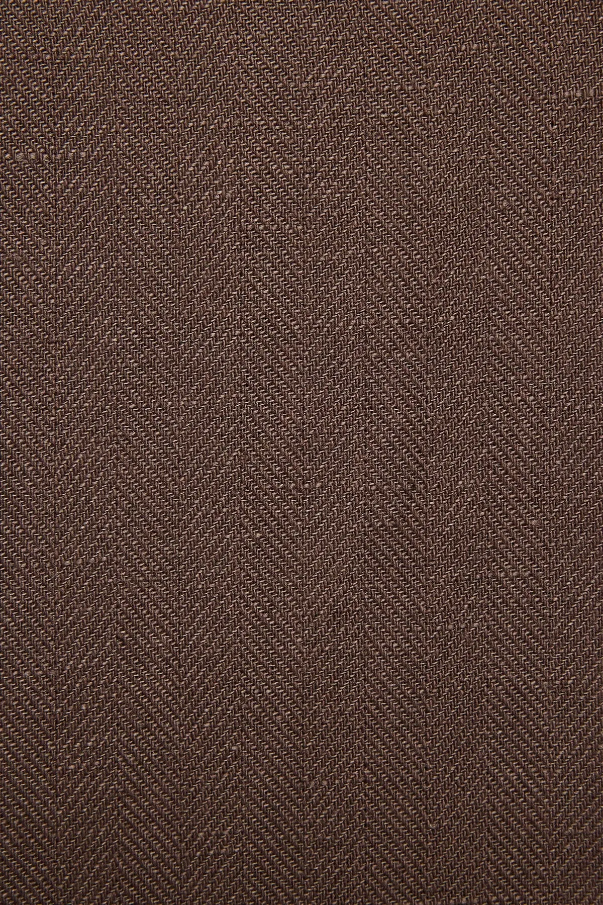 Elwin trouser - tobacco cotton/linen in herringbone sold by Anthony Squires product image thumbnail 4