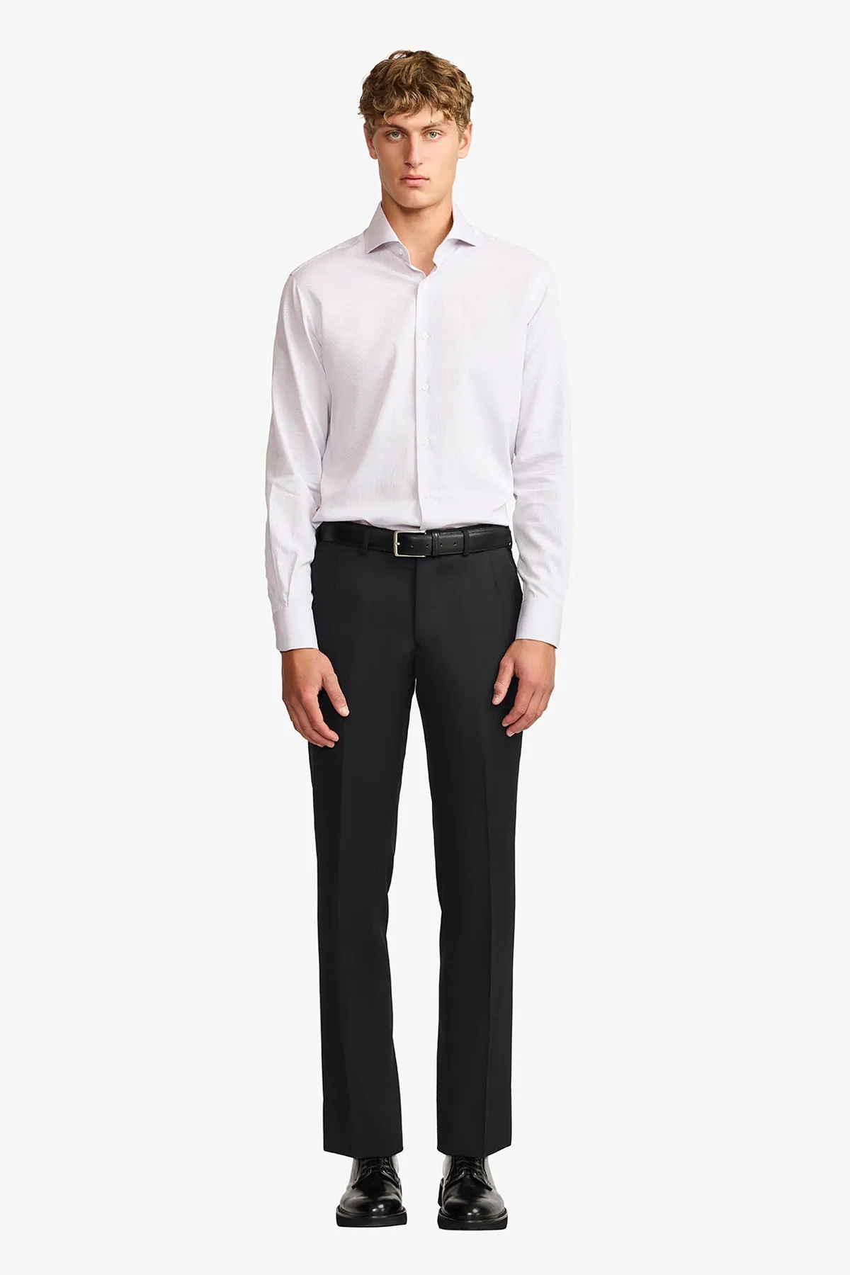 Alton formal shirt - pink microdesign sold by Anthony Squires product image thumbnail 3