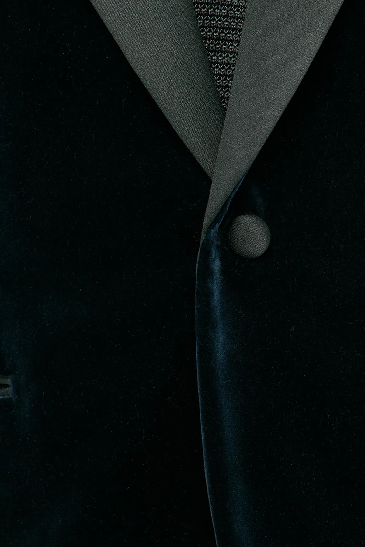 Finn Blazer - Wool In Navy Velvet sold by Anthony Squires product image thumbnail 4