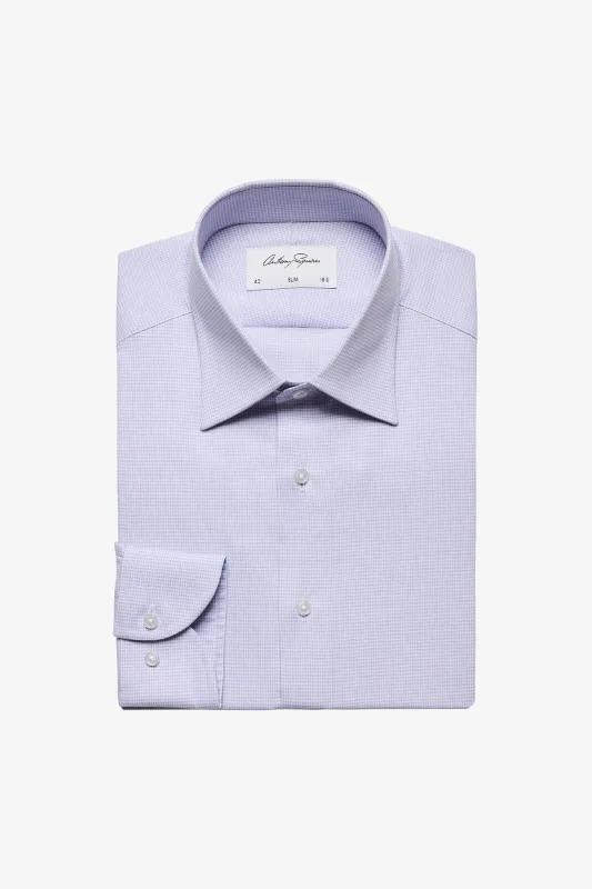 Onder Formal Shirt - Lilac Microdesign sold by Anthony Squires
