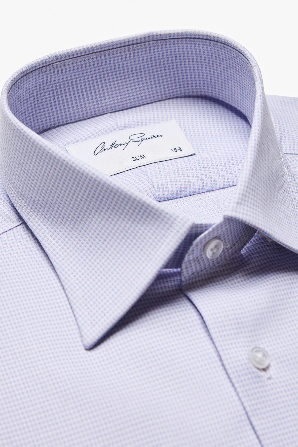 Onder Formal Shirt - Lilac Microdesign sold by Anthony Squires product image thumbnail 3
