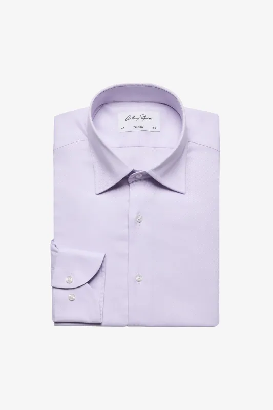 Norris Formal Shirt - Lilac Twill sold by Anthony Squires