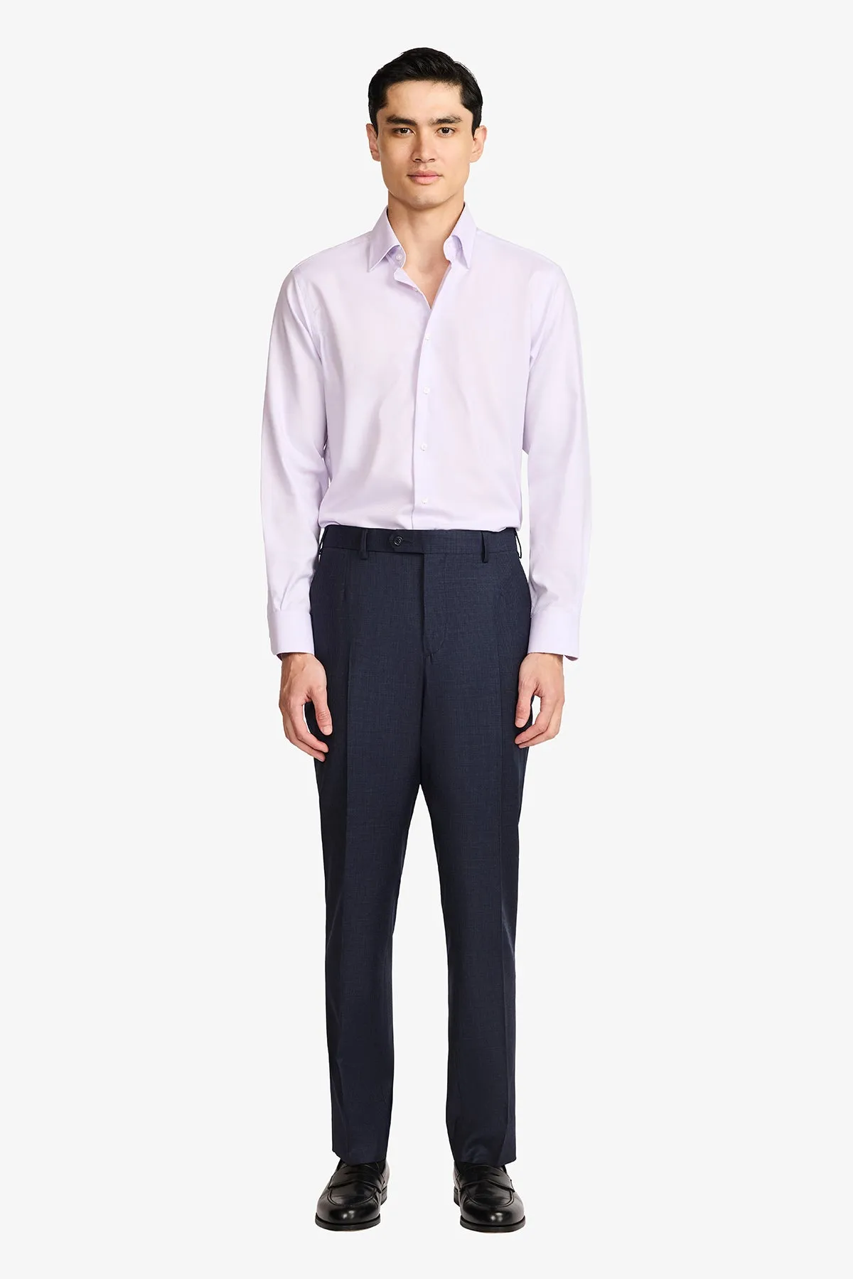 Norris Formal Shirt - Lilac Twill sold by Anthony Squires product image thumbnail 2