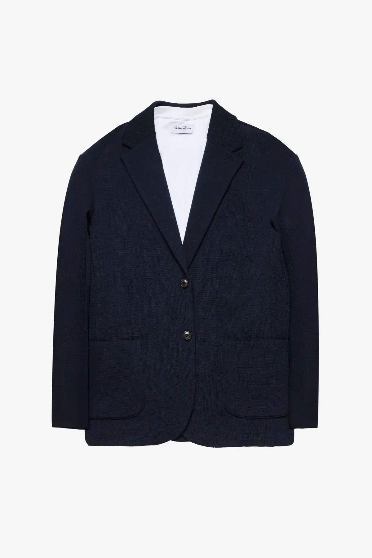 Flo Blazer - Wool In Extra Fine Merino Wool sold by Anthony Squires