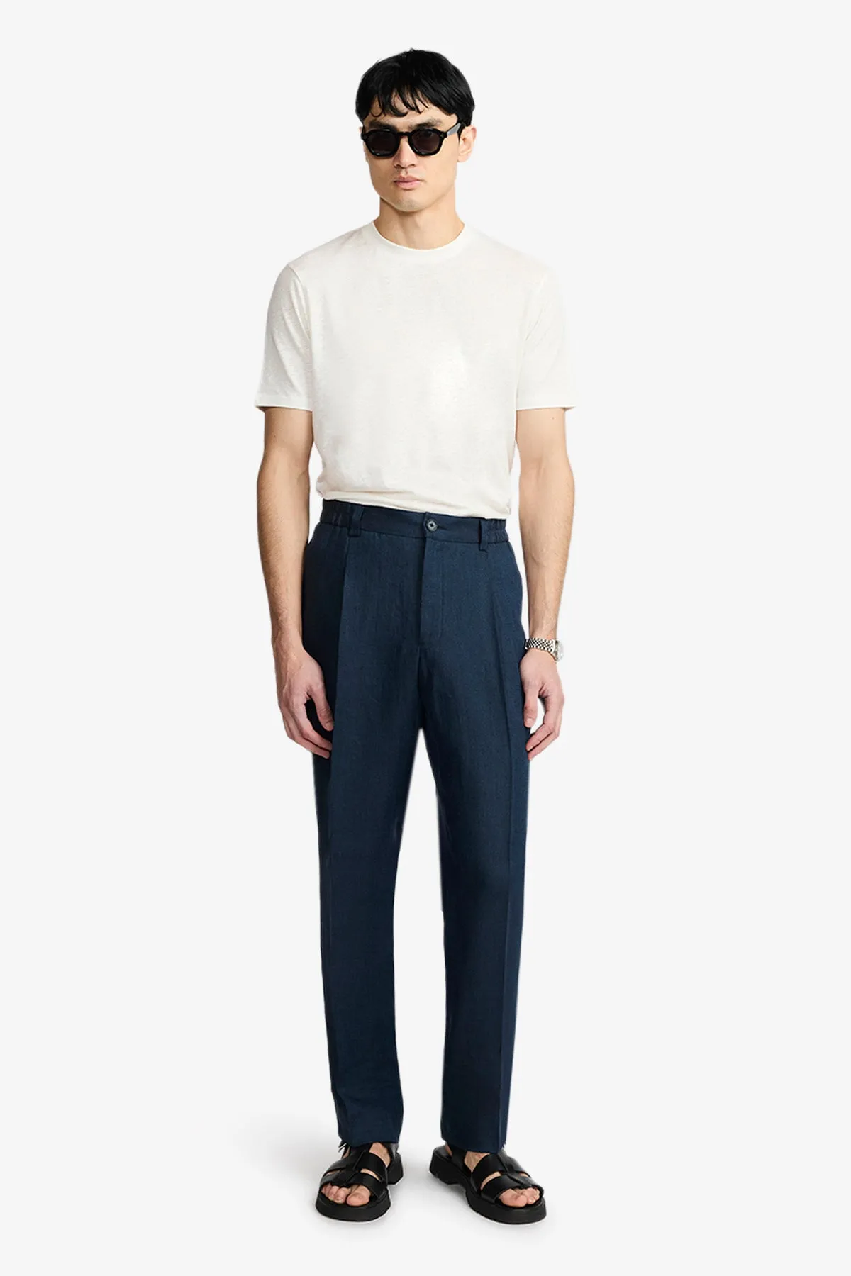 Linen T-shirt - Off White sold by Anthony Squires product image thumbnail 2