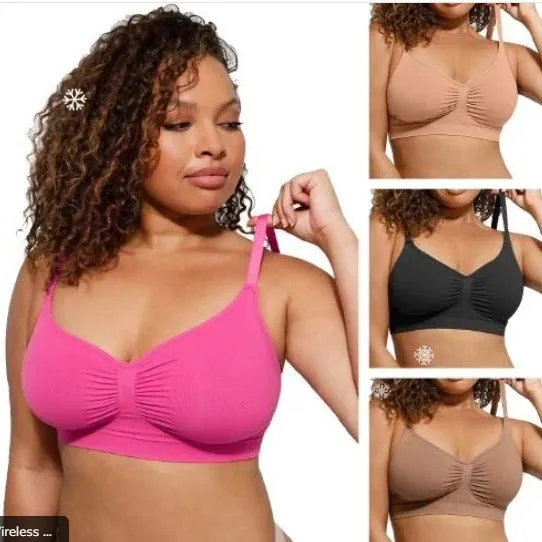 plus-size thin bra without underwire push-up sold by Beagle Boutique