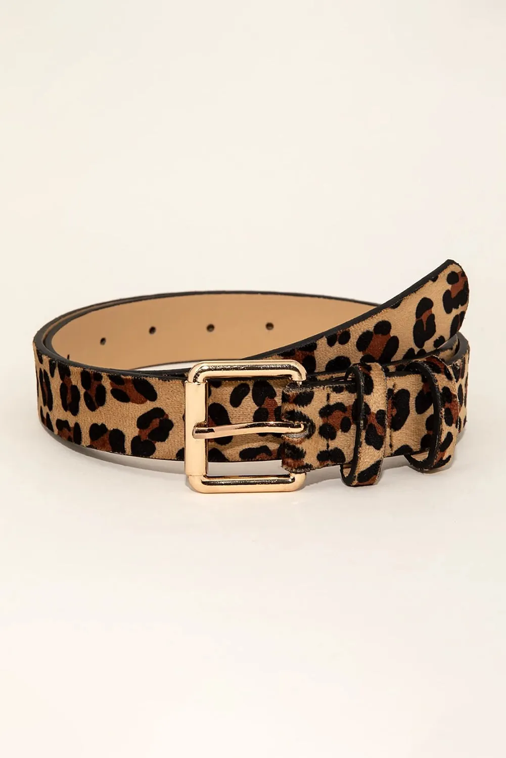 Camel Vintage Leopard Buckle Belt sold by Beagle Boutique product image thumbnail 5