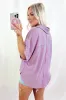 Orchid Bouquet Ribbed Flap Pocket Collared Buttoned Short Sleeve Top sold by Beagle Boutique