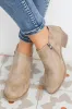 Philippine Grey Tulip Opening Suede Ankle Boots sold by Beagle Boutique