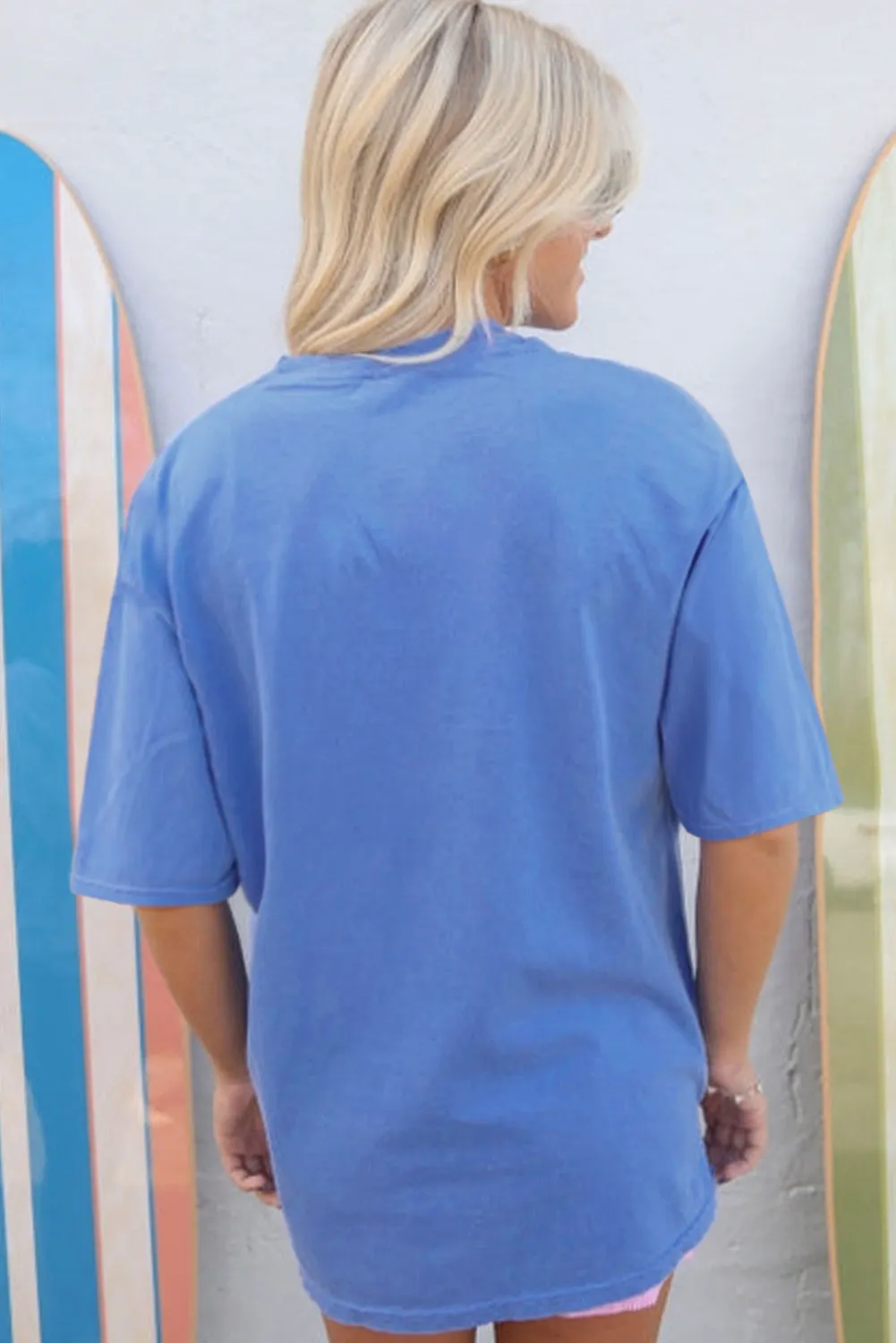 Sky Blue Rodeo Forever Western Graphic Tee sold by Beagle Boutique product image thumbnail 2