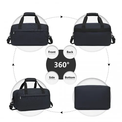 E1960S - Kono Lightweight Multi Purpose Unisex Sports Travel Duffel Bag - Dark Blue sold by Beagle Boutique product image thumbnail 3