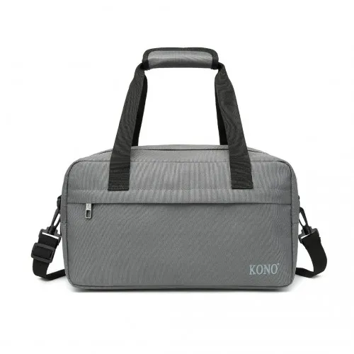 E1960S - Kono Lightweight Multi Purpose Unisex Sports Travel Duffel Bag - Grey sold by Beagle Boutique product image thumbnail 2