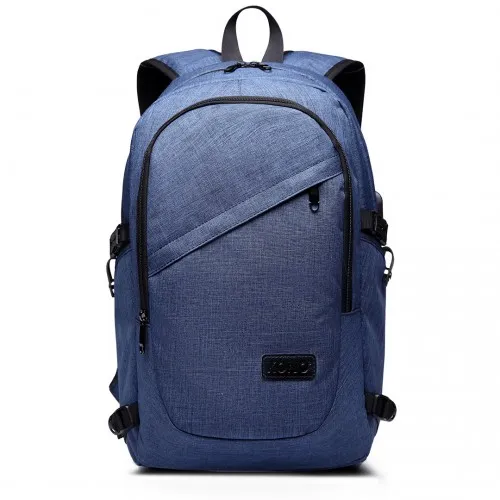 E6715 - Kono Business Laptop Backpack with USB Charging Port - Navy Blue sold by Beagle Boutique product image thumbnail 2