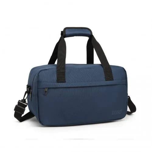 E1960S - Kono Lightweight Multi Purpose Unisex Sports Travel Duffel Bag - Navy sold by Beagle Boutique