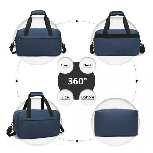 E1960S - Kono Lightweight Multi Purpose Unisex Sports Travel Duffel Bag - Navy sold by Beagle Boutique product image thumbnail 3