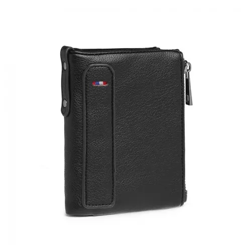 LP2021 - Miss Lulu Leather Look Wallet - Black sold by Beagle Boutique