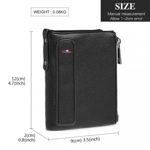 LP2021 - Miss Lulu Leather Look Wallet - Black sold by Beagle Boutique product image thumbnail 4