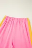 Pink Counting Rainbows High Waist SweatTrousers sold by Beagle Boutique