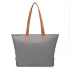 LH2240 - Miss Lulu Casual Waterproof Shopping Tote Bag - Grey sold by Beagle Boutique