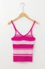 Red Stripe Spaghetti Strap V Neck Sweater Vest sold by Beagle Boutique