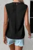 White Guipure Lace Crochet Keyhole Back Tank Top sold by Beagle Boutique