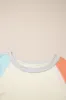 Yellow Cream Colourblock Patchwork Crew Neck Long Sleeve Top sold by Beagle Boutique