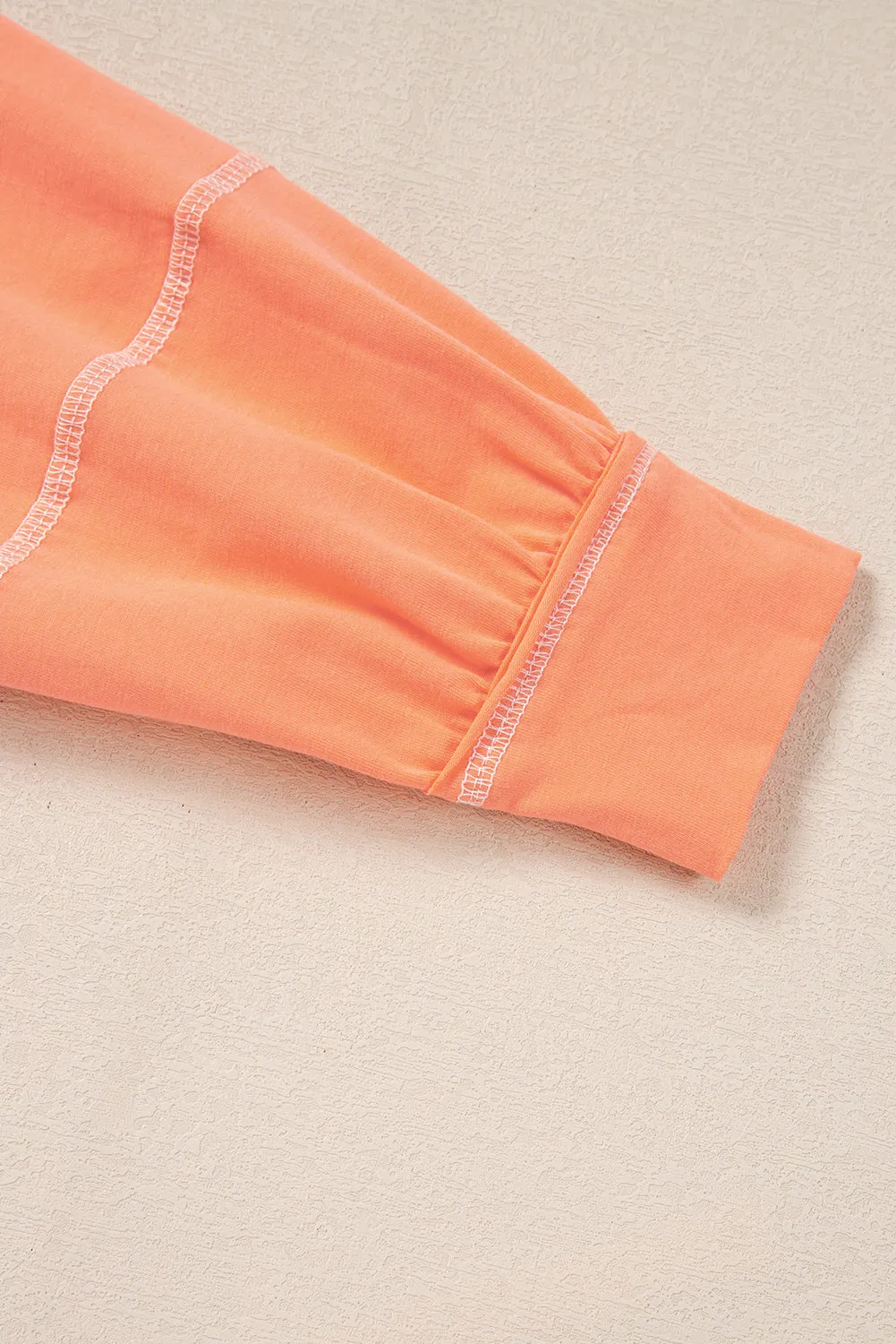 Yellow Cream Colourblock Patchwork Crew Neck Long Sleeve Top sold by Beagle Boutique product image thumbnail 5