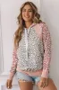 Pink Leopard Long Sleeve Hooded Sweatshirt sold by Beagle Boutique