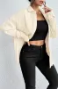 Apricot Solid Textured Buttoned Turn Down Collar Shirt sold by Beagle Boutique
