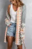 Aztec Print Open Front Knitted Cardigan sold by Beagle Boutique