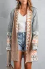 Aztec Print Open Front Knitted Cardigan sold by Beagle Boutique