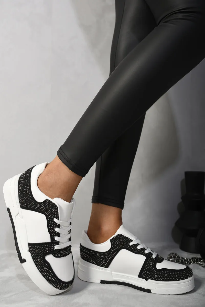Sparkly Crystal Embellished Trainers sold by Beagle Boutique product image thumbnail 3
