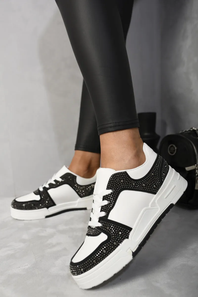 Sparkly Crystal Embellished Trainers sold by Beagle Boutique product image thumbnail 2