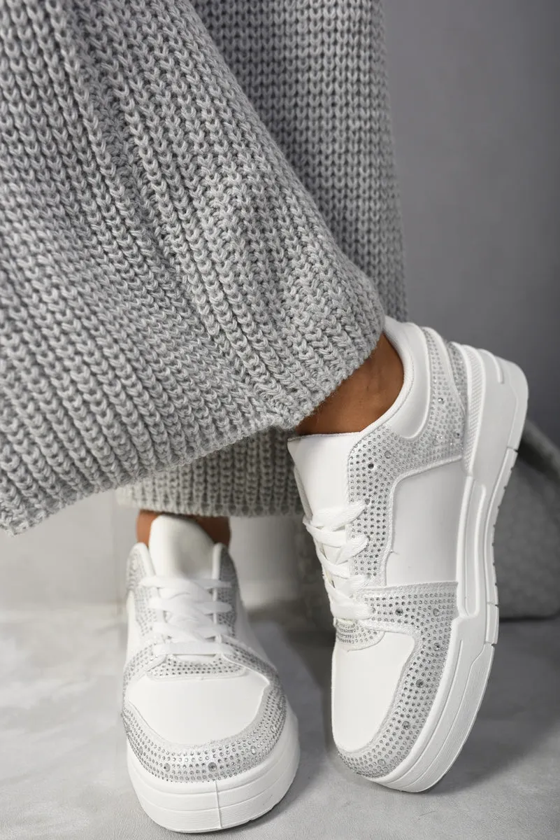 Sparkly Crystal Embellished Trainers sold by Beagle Boutique product image thumbnail 5