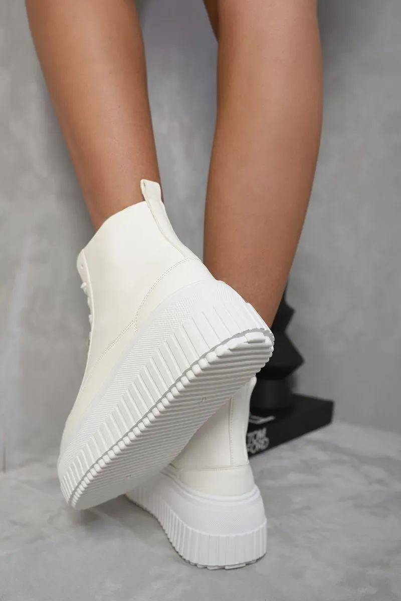 Lace Up High Top Platform Trainers with Decorative Details sold by Beagle Boutique product image thumbnail 5