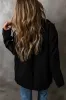 Black Lapel Flap Pocket Buttoned Blazer sold by Beagle Boutique